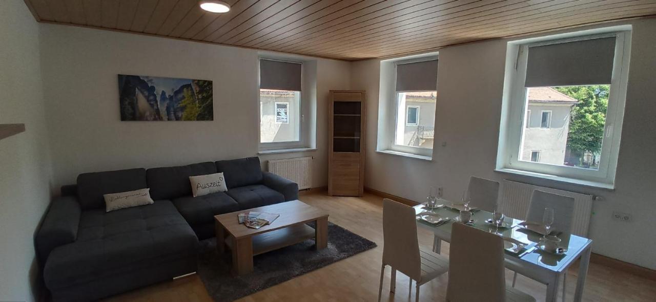 Ferienwohnung 2 Am Hofladen Hellendorf Bad Gottleuba-Berggiesshuebel Bagian luar foto